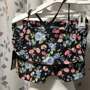 Floral Print Tankini Set